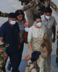 Kangana Ranaut at Chandigarh Airport