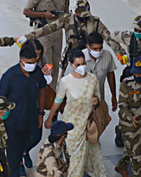 Kangana Ranaut at Chandigarh Airport