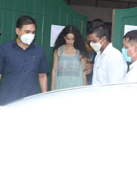 Kangana Ranaut visits her demolished office in Bandra, Mumbai