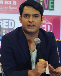 Comedian Kapil Sharma talking to the media