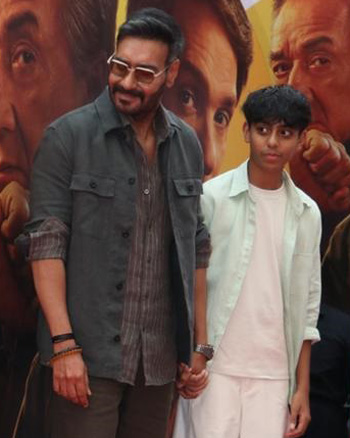 Ajay Devgn with his son Yug