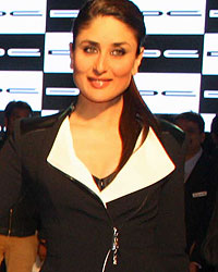 Kareena Kapoor poses with DC Design's Eleron at Auto Expo 2014