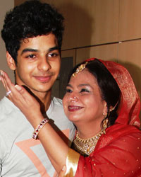 Nilima Azeem with her son Ishaan