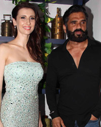 Claudia Ciesla and Sunil Shetty