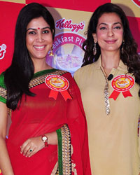 Sakshi Tanwar and Juhi Chawla