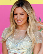 Singer Ashley Tisdale arrives at the 2013 Kids Choice Awards in Los Angeles, California