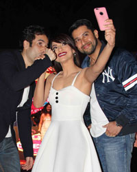 Tushar Kapoor, Gauhar Khan and Aftab Shivdasani