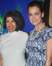 Artist Jaya Lamba and Dia Mirza