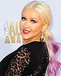 Christina Aguilera arrives at the National Council of La Raza ALMA Awards in Pasadena, California