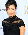 Eva Longoria arrives at the National Council of La Raza ALMA Awards in Pasadena, California