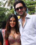 Sunny Leone and Daniel Weber