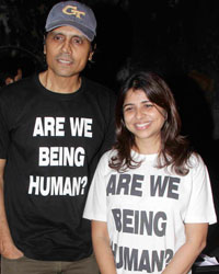 Nagesh Kukunoor and  Elahe Hiptoola