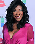 Singer Natalie Cole arrives at the 13th Latin Grammy Awards in Las Vegas