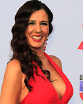 Spanish singer Diana Navarro arrives at the 13th Latin Grammy Awards in Las Vegas