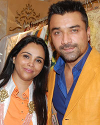 Fashion designer Kirti Rathore  and Ajaz Khan