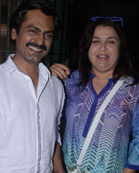 Nawazuddin Siddiqui and Farah Khan