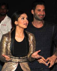 Deepak Dobriyal, Sunny Leone and Daniel Weber