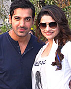 John Abraham and Prachi Desai