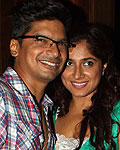 Shaan with wife Radhika