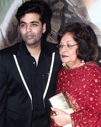 Karan Johar with his mother Hiroo Johar