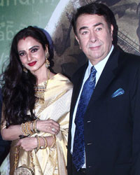 Rajiv Kapoor, Rekha and Randhir Kapoor