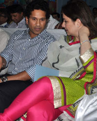 Sachin Tendulkar and  Anjali Tendulkar