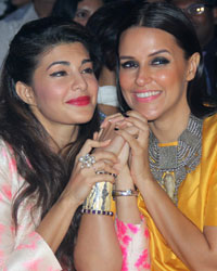 Jacqueline Fernandez and Neha Dhupia