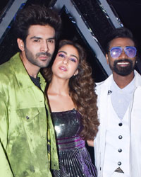 Kartik Aaryan, Sara Ali Khan and Remo D'Souza