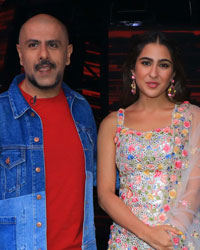 Vishal Dadlani, Sara Ali Khan and Himesh Reshammiya