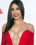 Model and singer Mayra Veronica arrives for the Latin Recording Academy Person of the Year tribute dinner and concert honoring Caetano Veloso in Las Vegas