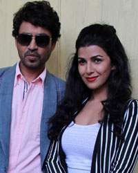 Irfan Khan and Nimrat Kaur at Lunch Box Promotion