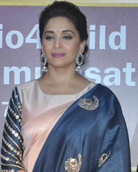 Harish Bhimani and Madhuri Dixit