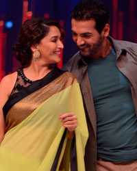 Madhuri Dixit and John Abraham