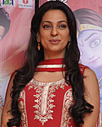 Juhi Chawla With Rajiv Kashyap