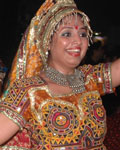 Main Krishna Hun promotion at Falguni Pathaks Dandiya