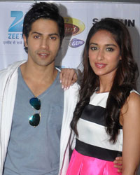 Varun Dhawan and Ileana D'Cruz at Promotion of film 'Main Tera Hero' on the sets of Zee TV's DID Little Master Season 3