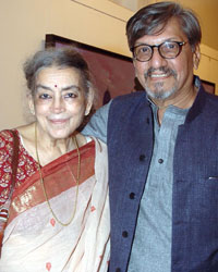 Amol Palekar with Lalita Lajmi