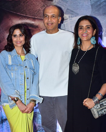 Sai Tamhankar, Ashutosh Gowariker and Sonali Kulkarni