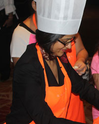 Maria Goretti at Cake Mixing Event