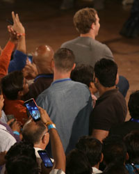 Mark Zuckerberg at IIT Delhi