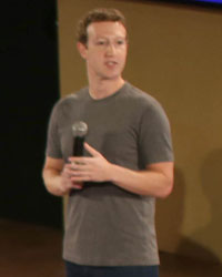 Mark Zuckerberg at IIT Delhi