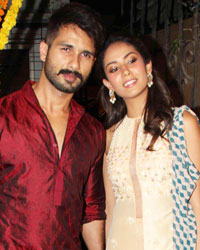 Shahid Kapoor along with wife Mira Rajput