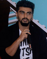 Arjun Kapoor, Author Debashish Irengbam and Javed Akhtar