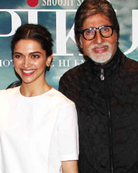 Shoojit Sircar, Deepika Padukone, Amitabh Bachchan and Irrfan Khan