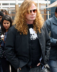 Megadeth Band During Preview of MTV Xtremes