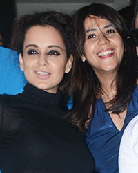 Kangana Ranaut, Ekta Kapoor and Rajkummar Rao