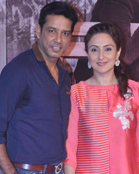 Anup Soni with his wife Juhi Babbar