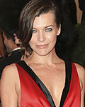 Actress Milla Jovovich arrives at the Metropolitan Museum of Art Costume Institute Benefit in New York