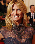 Heidi Klum arrives at the Metropolitan Museum of Art Costume Institute Benefit in New York