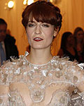 English singer Florence Welch arrives at the Metropolitan Museum of Art Costume Institute Benefit in New York